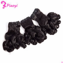 Brazilian Human Hair Loose Bouncy Curly Hair 3 Bundles With 4*4 Closure 100% Human Hair Bundles With Closure Natural Black 2024 - buy cheap