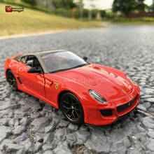 Bburago 1:32 Ferrari 599 GTO series acrylic display box rally car model Simulation Alloy Car Model Collect gifts toy 2024 - buy cheap