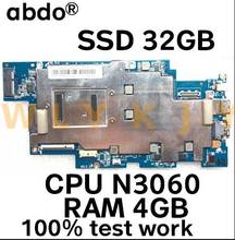 1501B_01_01 для Lenovo IdeaPad 100S-14IBR материнская плата для ноутбука процессор N3060 ОЗУ 4 ГБ переносной SSD 32 ГБ 100% тестовая работа 2024 - купить недорого
