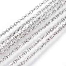 2 Meter Soldered Stainless Steel Cable Chains Link Chain for Jewelry Making DIY Bracelet Necklace Accessories Finding 2x1.5x0.4m 2024 - buy cheap