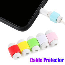 Clipes protetores para cabos de carregadores usb, clipes de proteção para cabos de fones de ouvido carregador usb colorido 10 peças 2024 - compre barato