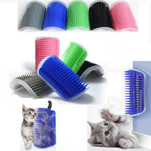 Pet Cat Brush Corner Cats Massage Self Groomer Comb Brush With Catnip For Cats Rubs The Face With Tickling Comb Pet Cat Products 2024 - buy cheap