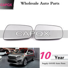 CAPQX  For KIA Sorento 2009-2014 With heating Outside Rearview Mirror Glass Rear view mirror Lens 87611-2P030 / 87621-2P030 2024 - buy cheap