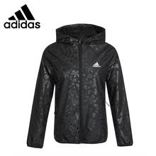 Оригинальное новое поступление женские куртки Adidas WB AOP W спортивная одежда с капюшоном 2024 - купить недорого