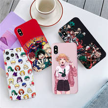 Funda de silicona de Anime para Iphone, carcasa de My Hero Academia, Deku Bakugou Boku No Hero Academia, 11 Pro 8 7 6S Plus X XS MAX XR SE 2020 2024 - compra barato