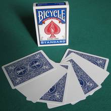 1 Deck Bicycle Blank Face Red/Blue Back Playing Cards Gaff Magic Cards Special Props Close Up Stage Magic Tricks for Magician 2024 - buy cheap