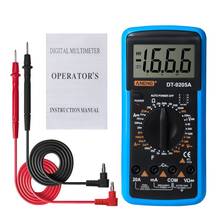 DT9205A Digital Multimeter hFE AC DC Triode Diode Resistance Amp Electric Tester C63B 2024 - buy cheap