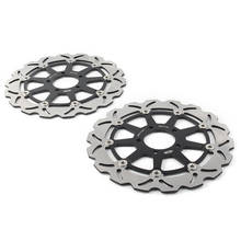 Motorcycle Front Brake Disc Rotors for Suzuki Hayabusa GSXR 1300/600/750/1000/1100 TL1000R/S GSX1400 GSX1300R HAYABUSA Pair 2024 - buy cheap