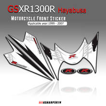 Carenado frontal para motocicleta, pegatinas protectoras de Gel 3D para SUZUKI GSXR1300R Hayabusa 1999-2007, nueva oferta 2024 - compra barato