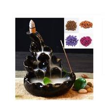 20Pcs/Pack BackFlow Incense Cone Reflux Tower Indoor Decoration Mixed Rose Jasmine Smoke Bullet Cones For Incense Burner Holder 2024 - buy cheap