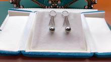 2 colores pendientes de plata de ley 925 montajes piezas de joyería accesorios de mujer para perlas piedras ágata Jade 2024 - compra barato