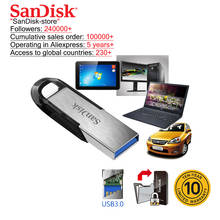 SanDisk Original Flash Disk USB Flash Drive USB 3.0 Metal Encryption Pen Drive 16GB 32GB 64GB 128GB 256GB Memory Stick Storage 2024 - buy cheap