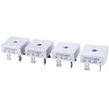 Quality 4X 50A 1000V Metal Case Single Phases Diode Bridge Rectifier KBPC5010 2024 - compre barato