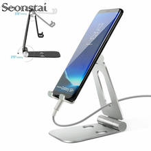 Suporte para celular xiaomi, suporte dobrável de alumínio para telefone, ideal para modelos 7, 8, xr, xs max, xiaomi mi 9 2024 - compre barato