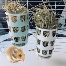 Rabbit Food Feeder Small Animals Rat Hay Rack Manger Chinchilla Cage Bin Bowl 11UA 2024 - buy cheap