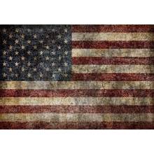 Винтажный Старый гранж 7x5 футов американский флаг США белые красные полосы пользовательский фото студия фон виниловый баннер 220 см x 150 см 2024 - купить недорого