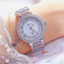 Relojes de pulsera de cuarzo para mujer, accesorio de marca de lujo a la moda, relojes de pulsera a prueba de agua con diamantes, regalo femenino 2021 2024 - compra barato