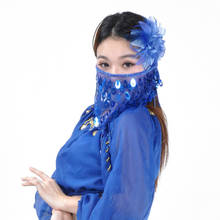 Vestido de dança do ventre indiano, acessórios de dança do ventre, véu para mulheres 2024 - compre barato