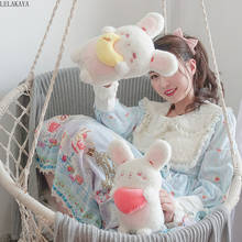 1 шт., милый мультяшный кролик Bobo, плюшевые животные, мягкие игрушки, креативные Детские спальные мягкие подушки, Kawaii, детские подарки на день рождения 2024 - купить недорого
