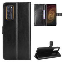 For ZTE Axon 20 5G Case classic Flip Luxury PU Leather Phone Case For ZTE Axon 20 5G A2121 Case Cover 2024 - buy cheap