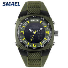 SMAEL-reloj deportivo para hombre, cronógrafo Digital LED de cuarzo, estilo militar, informal, a la moda, 1008 2024 - compra barato