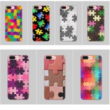 Fashion Colorful Puzzle Coque Shell For Samsung Galaxy Note 8 9 10 Pro S4 S5 S6 S7 S8 S9 S10 S11 S11E S20 Edge Plus Ultra 2024 - buy cheap