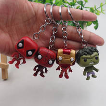 Marvel Legends Avengers Keychain Infinite War Iron Man Hulk Action Figure Key Chain Accessories Pendant Keyring 2024 - buy cheap