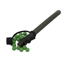 HPAT 2 pcs/lot Green 0.50 Caliber Paintball Reball Rubber Paintball Balls in Free Pod 2024 - buy cheap