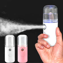 Nebulizador portátil recargable por USB para el cuidado de la piel, Mini instrumentos de belleza, pulverizador de niebla Facial y corporal, vaporizador hidratante 2024 - compra barato