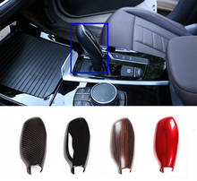 Carbon Fiber Style ABS Sticker Car Gear Shift Head Trim For BMW X3 X4 G01 G02 5 Series 6series 7 Series G11 G12 G30 2018-2019 2024 - buy cheap