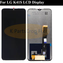 Tela lcd de toque para lg k41s, 100% testado e 6.55 ", peça de reposição para lg k41s lmk410ohm 2024 - compre barato