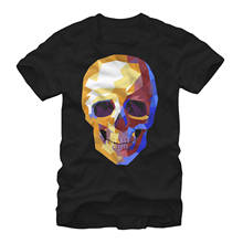 Summer Tees Printed O-Neck Streetwear Lost Gods Geometric Skull Mens Graphic T Shirt Men Cotton Tees 2024 - buy cheap