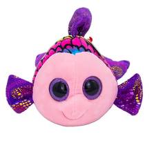 New Product 6 inch15cm Ty Big eyes plush peas plush animal Color Fish collection doll boy girl child birthday Christmas Gift 2024 - buy cheap