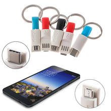 USB кабель портативный мини Магнитный телефон зарядное устройство кабели для зарядки type C Micro USB брелок для samsung huawei Xiaomi 2024 - купить недорого