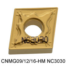 CNMG120404-HM nc3030 CNMG120408-HM nc3030 processo cnmg aço 120404 120408 cnmg120408 inserções de carboneto torno cortador ferramentas 2024 - compre barato