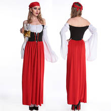 Женский костюм Coldker на Октоберфест для Хэллоуина немецкий костюм горничной 2024 - купить недорого