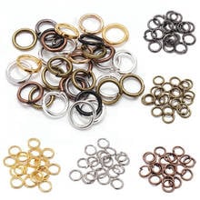 Metal Jump Rings Gold Split Rings Connectors For Diy Jewelry Finding Making Accessories 200pcs/lot 4 5 6mm 2024 - buy cheap