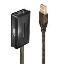4-портовый USB 2,0 удлинитель 10 м Активный usb удлинитель USB кабель для передачи данных 2,0 A male к женскому для портативных ПК 2024 - купить недорого