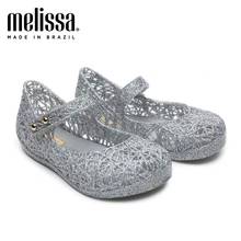 Детская обувь Mini Melissa, новинка 2021, летние сандалии для девочек, детская пляжная обувь из ПВХ Jelly, Детская мультяшная обувь принцессы 2024 - купить недорого