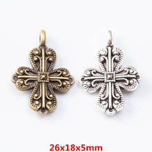 55 pieces of retro cross pendant zinc alloy pendant DIY European style jewelry making 7174 2024 - buy cheap