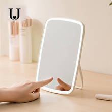 JJ Desktop LED Makeup Mirror Touch Control LED Natural Fill Light Adjustable Angle USB Rechargeable from ecosystem Product 2024 - buy cheap