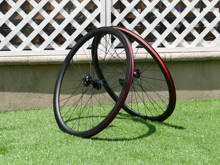 Conjunto de roda revendcher ultra leve para bicicleta, de carbono inteiro 38mm, conjunto de rodas de bicicleta cyclocrosto com freio a disco thru axle frontal 100*12mm/traseiro 142*12mm 2024 - compre barato