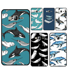blue Ocean Whales Pattern Case For Samsung Galaxy J5 J7 J3 J1 2016 A5 A3 2017 J4 J6 J8 A7 A9 A6 A8 Plus 2018 Cover 2024 - buy cheap