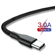 Хороший кабель USB Type C 3A для Xiaomi Redmi Note 7 Mi9, кабель для быстрой зарядки и синхронизации данных, кабель USB C для Samsung Galaxy S9 Oneplus 6t Type-C 2024 - купить недорого