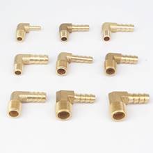 1/8" 1/4" 3/8" NPT Male x 3/16" 5/16" Hose Barbed Tail Elbow Brass Fuel Fittings Connectors Adapters 229 PSI 2024 - buy cheap