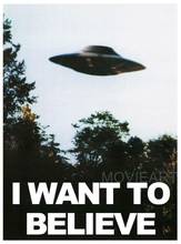 I WANT TO BELIEVE UFO POSTER TELEVISION TV paintings canvas Prints Wall Art For Living Room Bedroom Decor 2024 - buy cheap