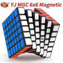 Yj-cubo mágico magnético, mghz 6x6x6, quebra-cabeças, neo 2024 - compre barato