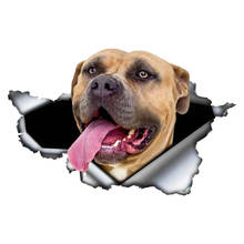 B0106# Funny Self-adhesive Decal Pitbull Dog V3 Car Sticker Waterproof Auto Decors on Bumper Rear Window Laptop Home Decor 2024 - buy cheap