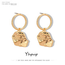 Yhpup Simple Geometric Metal Drop Dangle Earrings Fashion Gold Zinc Alloy Earrings Jewelry for Women Gala Party Gift Accessories 2024 - buy cheap