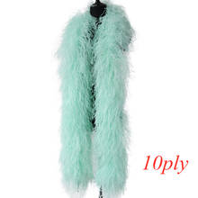 1-26ply Customized Ostrich Feathers Boa Fluffy soft feather shawl/scarf  Ribbon Wedding Party Dresses Decoration  plume Crafts 2024 - buy cheap
